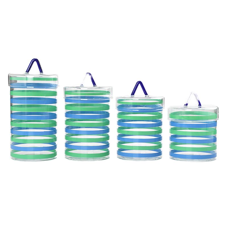 4 Sizes Round Storage Jars with Glass Lid 0.6L,0.7L,0.8L,0.9L (59-2718)